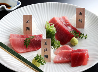 まぐろ3種食べ比べ