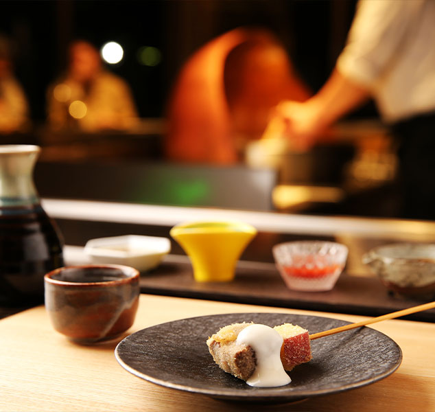 最高の食材を、揚げたて熱々で