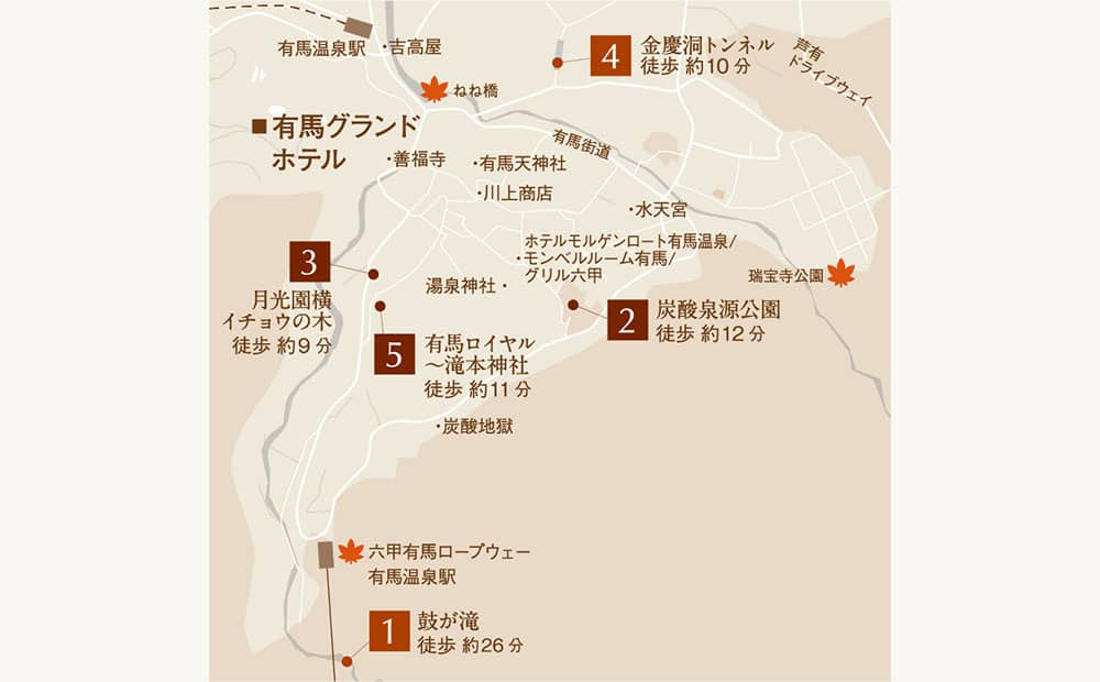 紅葉巡りMAP