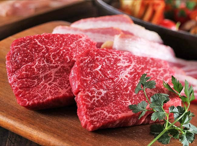 ステーキ黒毛和牛赤身肉