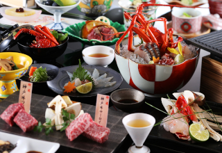 至福の恵み～神戸牛食べ比べと日本海と瀬戸内海が育んだ海の幸【中央館】