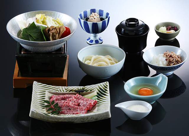 黒毛和牛すき鍋膳