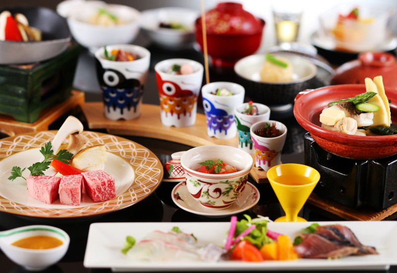 【和洋会席】国産牛陶板焼きと季節のカルパッチョ