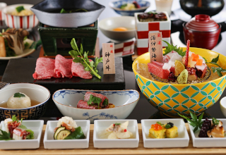 【至宝会席】神戸牛と瀬戸の至宝を食す会席